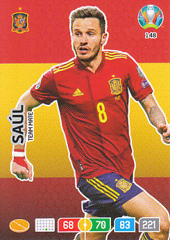 Saul Spain Panini UEFA EURO 2020#148